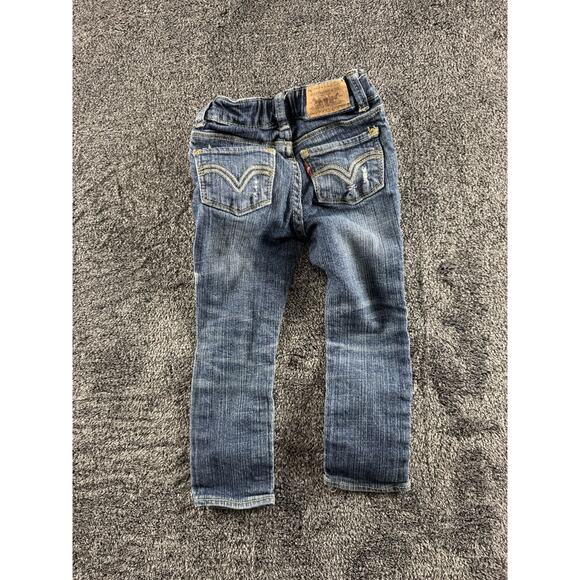 Toddler Levi Denim Skinny Jeans 2T - Picture 2 of 3